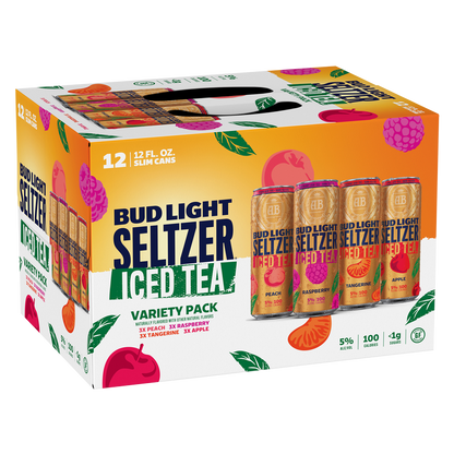 Bud Light Seltzer Iced Tea Variety 12pk 12oz Can