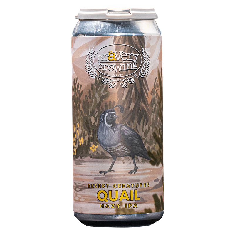 Bravery Brewing Desert Creatures Series - Quail Hazy IPA 4pk 16oz Cans