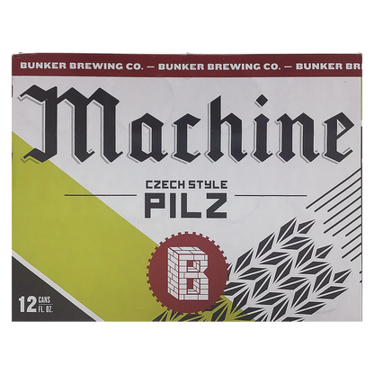 Bunker Brewing Machine Pilz 12Pk 12Oz Can 5.2% Abv