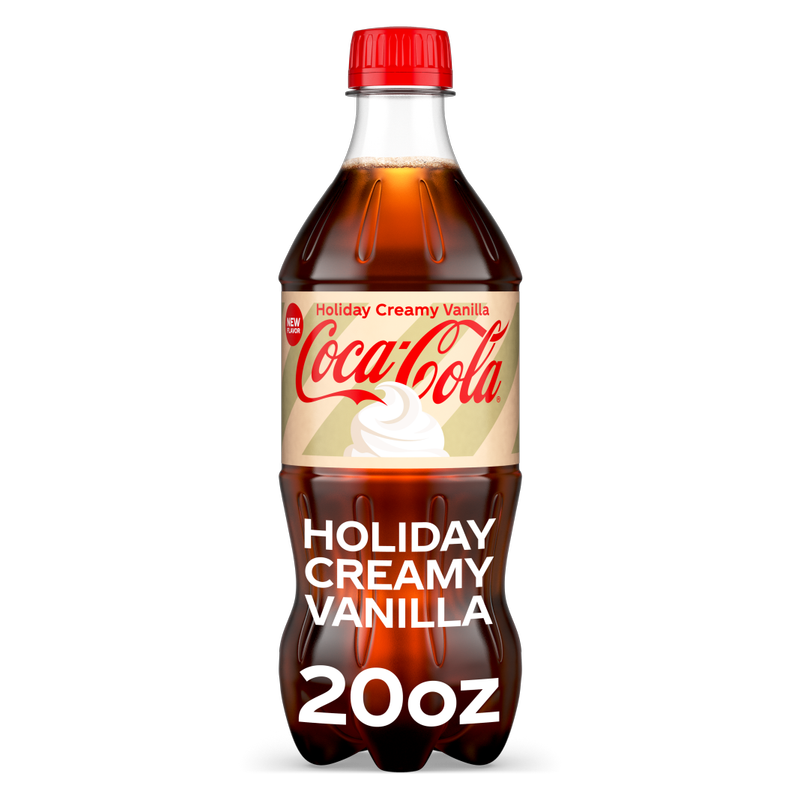 Coca-Cola Holiday Creamy Vanilla 20oz Btl