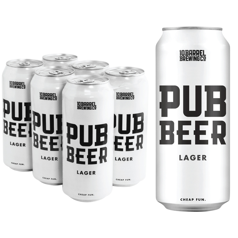 10 Barrel Pub Beer 6pk 16oz Can 5.0% ABV