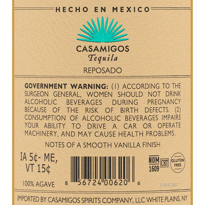 Casamigos Reposado Tequila 1L (80 Proof)