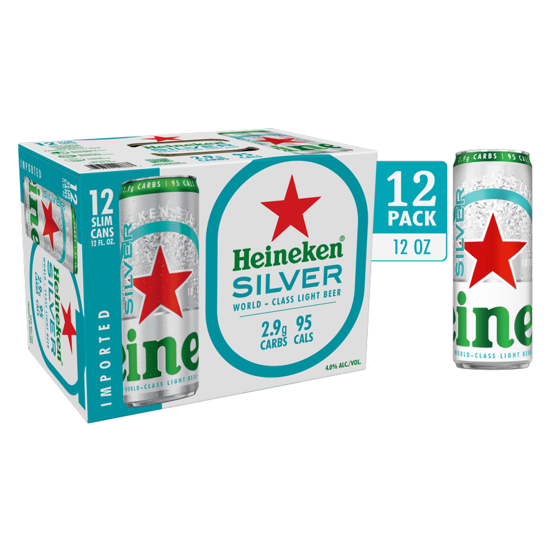 Heineken Silver 12pk 12oz Can 4% ABV