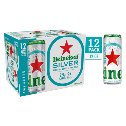 Heineken Silver 12pk 12oz Can 4% ABV