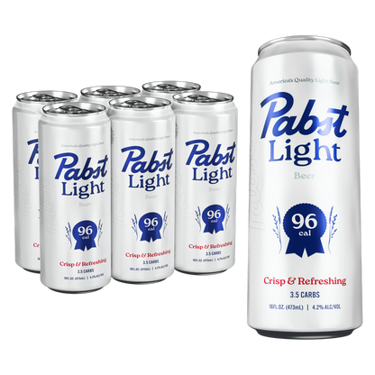 Pabst Light 6pk 16oz Can 4.2% ABV