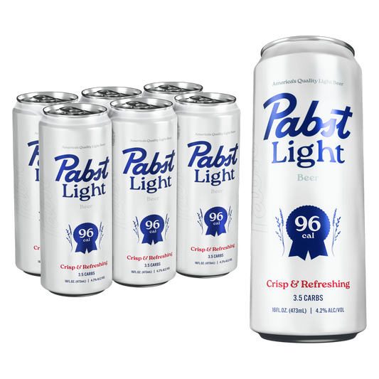 Pabst Light 6pk 16oz Can 4.2% ABV