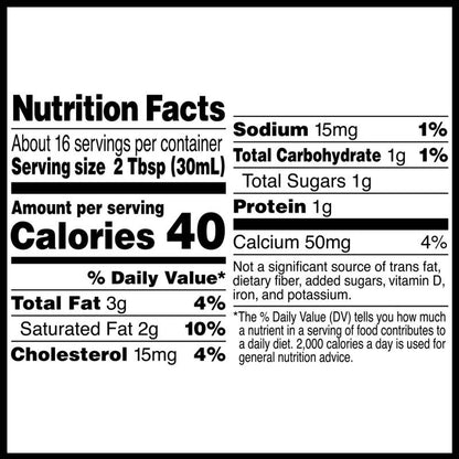 Horizon Organic Half & Half 1 Pint