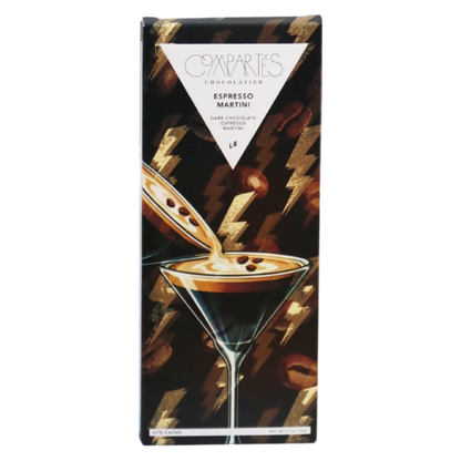 Compartes Espresso Martini Dark Chocolate Bar, 2.7 oz