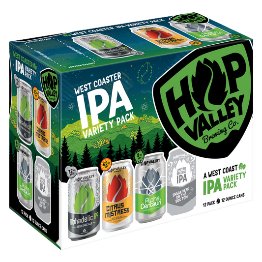 Hop Valley West Coaster Variety Pack  (12PKC 12 OZ)