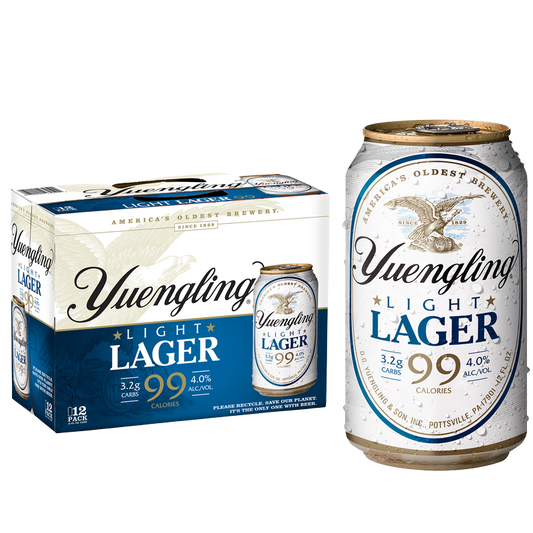 Yuengling Light Lager 12pk 12oz Can 4.0% ABV