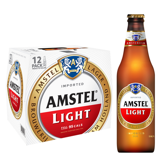 Amstel Light 12pk 12oz Btl 3.5% ABV