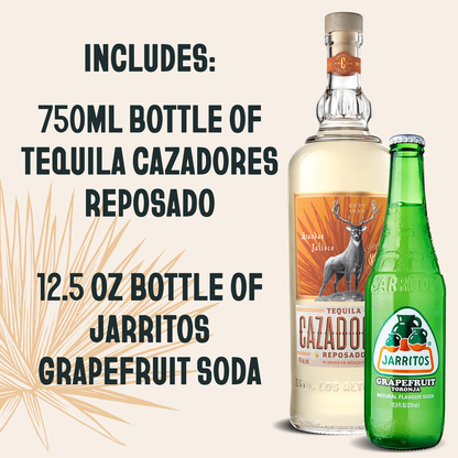 Cazadores Reposado Tequila Gift Set 750ml (80 Proof)