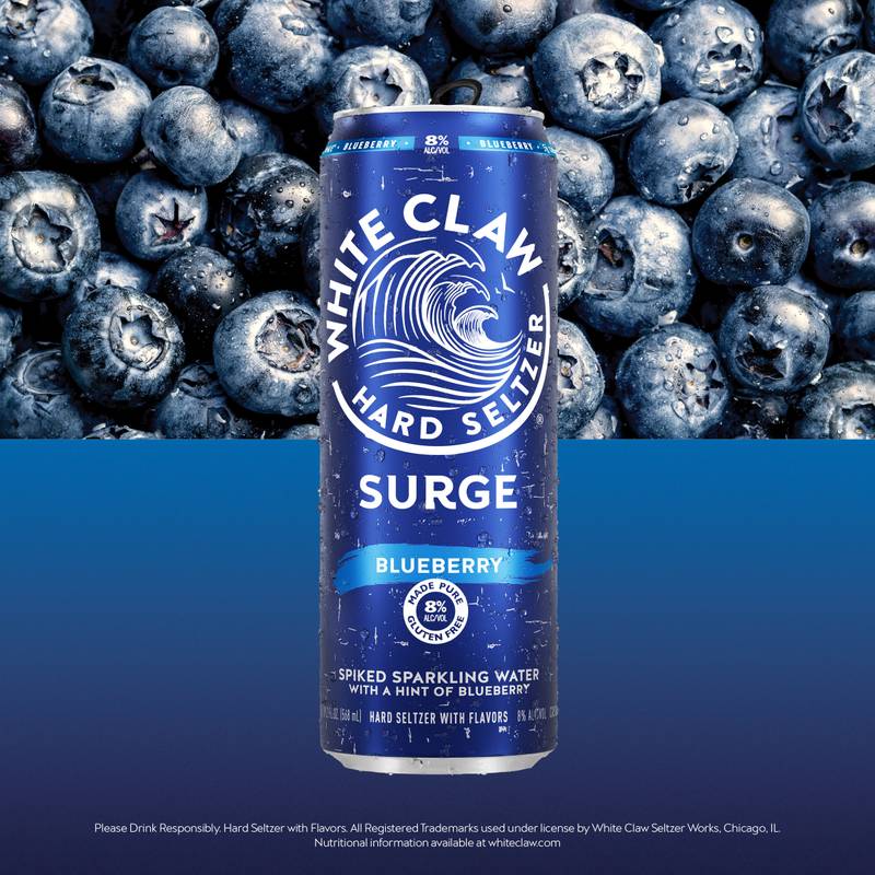 White Claw Surge Blueberry Single 19.2oz Can 8.0% ABV