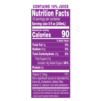 AriZona Fruit Punch Juice 1 Gallon