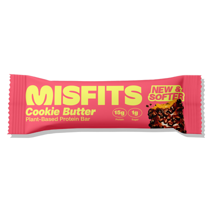 Misfits Plant-Based Cookie Butter Protein Bar, 1.8oz