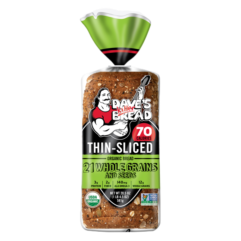 Dave's Killer Bread 21 Whole Grains & Seeds Thin Sliced - 20.5oz