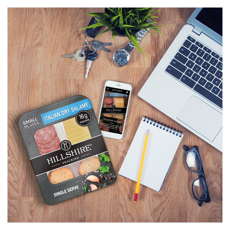 Hillshire Snacking Protein Small Plates Italian Dry Salame & Gouda Cheese - 2.76oz