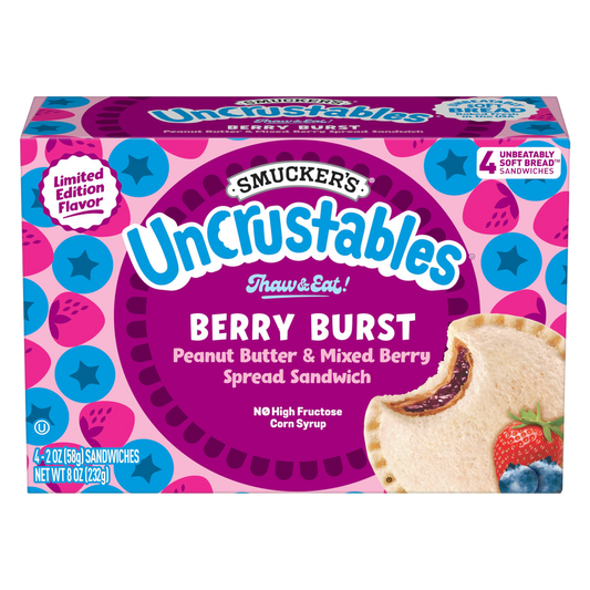 Smucker's Uncrustables Peanut Butter & Berry 4 Pack