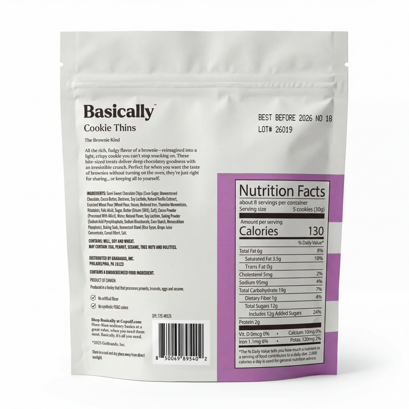 Basically Brownie Cookie Thins