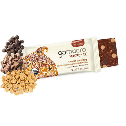 GoMacro Double Chocolate Peanut Butter Bar Case 12 Ct