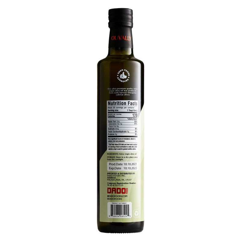 Olivally Early Harvest Extra Virgin Olive Oil 16.9oz
