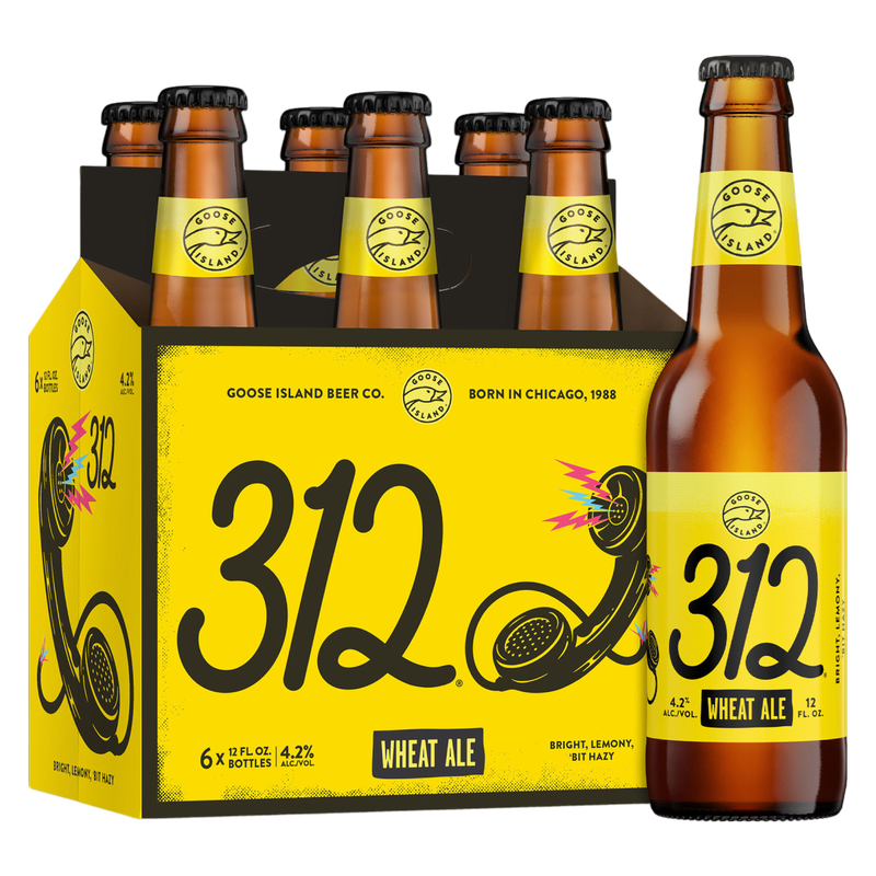 Goose Island 312 Urban Wheat Ale 6pk 12oz Btl 4.2% ABV