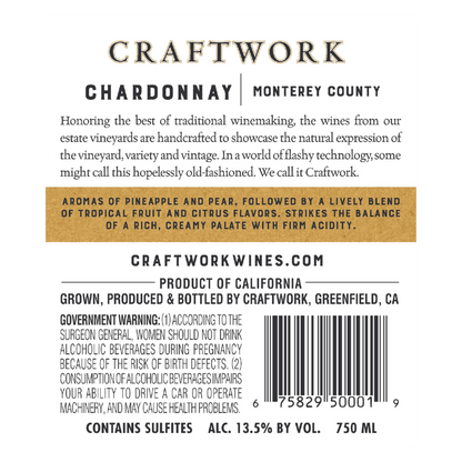 Craftwork Chardonnay 750ml