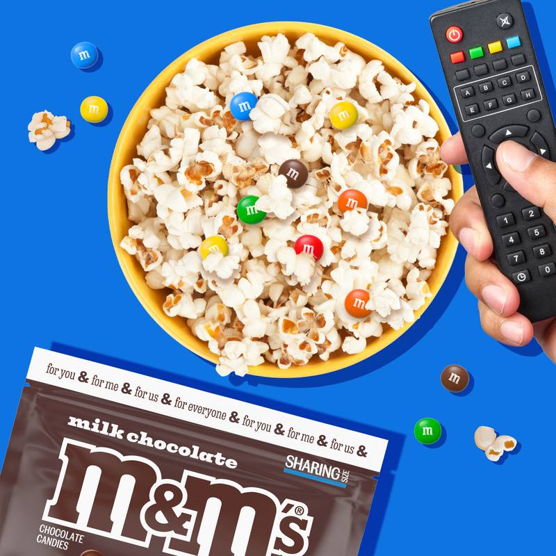 M&M'S Milk Chocolate Candy, Sharing Size, 10 oz Bag