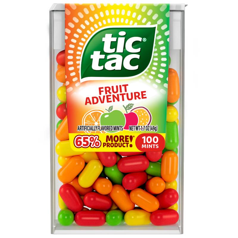 Tic Tac Fruit Adventure Mints, On-The-Go Refreshment, 1.7 oz