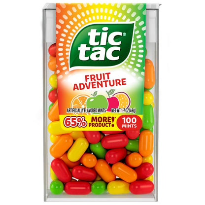 Tic Tac Fruit Adventure Mints, On-The-Go Refreshment, 1.7 oz