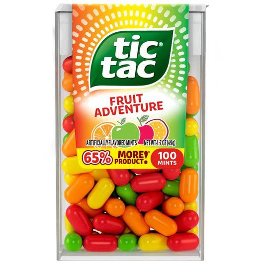 Tic Tac Fruit Adventure Mints, On-The-Go Refreshment, 1.7 oz