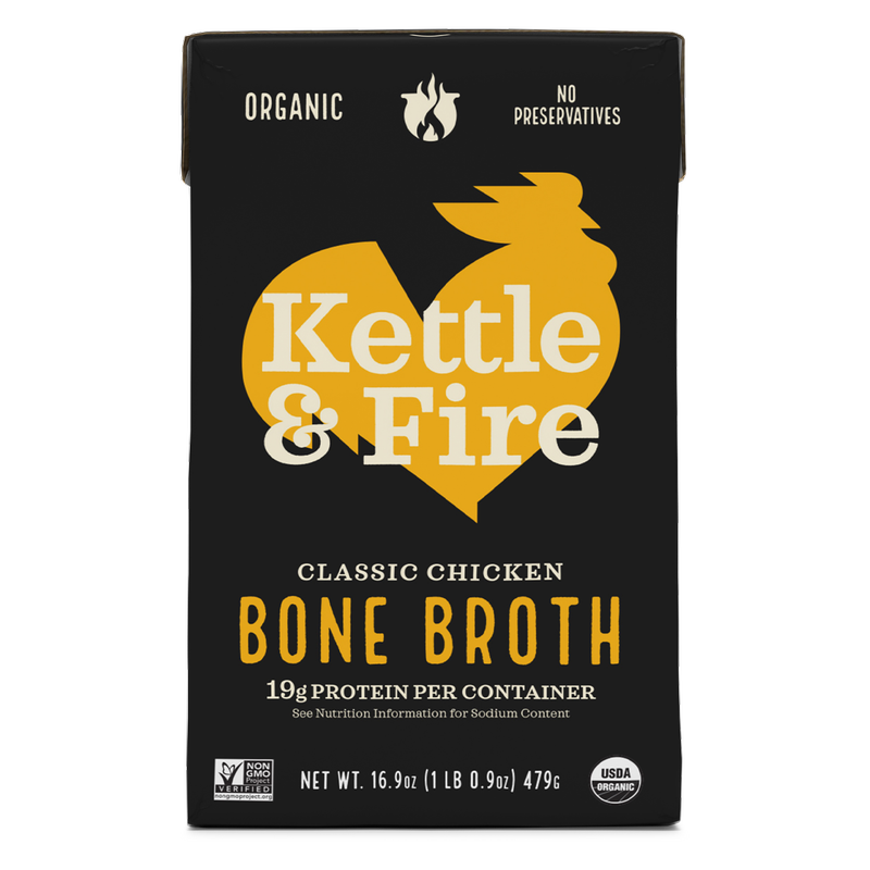 Kettle & Fire Chicken Bone Broth 16.9oz