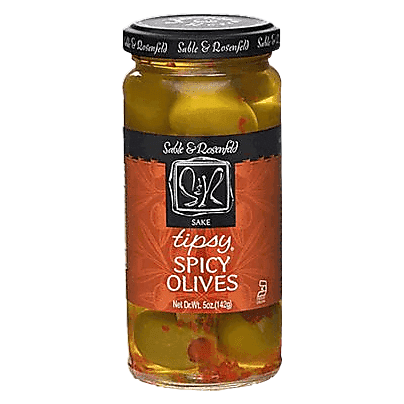 Sable & Rosenfeld Sake Tipsy Spicy Olives 5oz