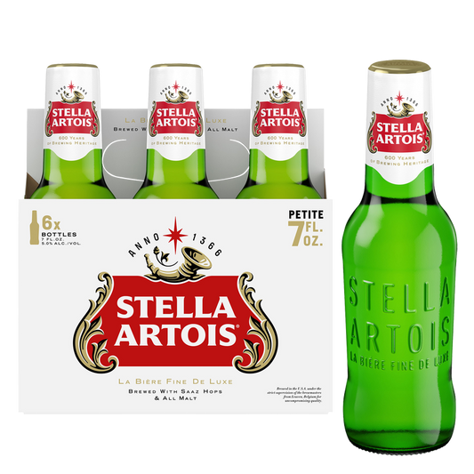 Stella Artois Petite Bottles 6pk 7oz Btl