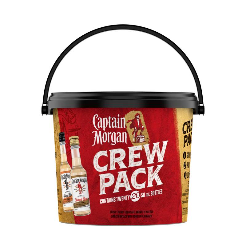 Captain Morgan Party Bucket 20pk 50ml
