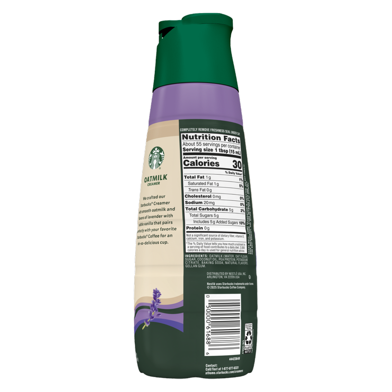 Starbucks Lavender Oat Milk Creamer 28oz Btl