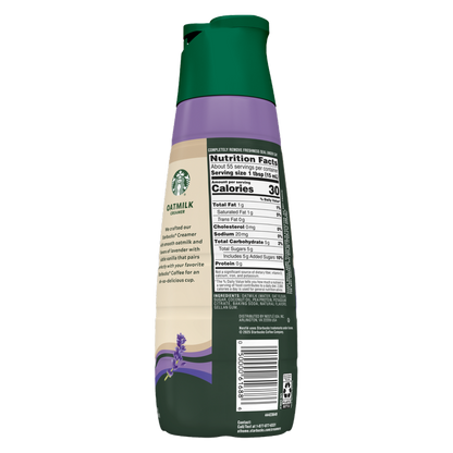 Starbucks Lavender Oat Milk Creamer 28oz Btl
