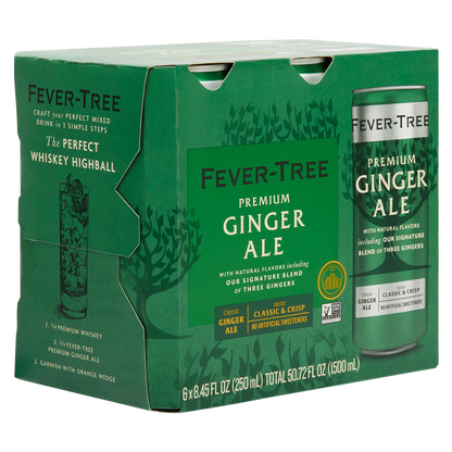 Fever-Tree Ginger Ale 6pk 250ml Can