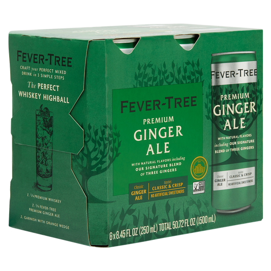 Fever-Tree Ginger Ale 6pk 250ml Can
