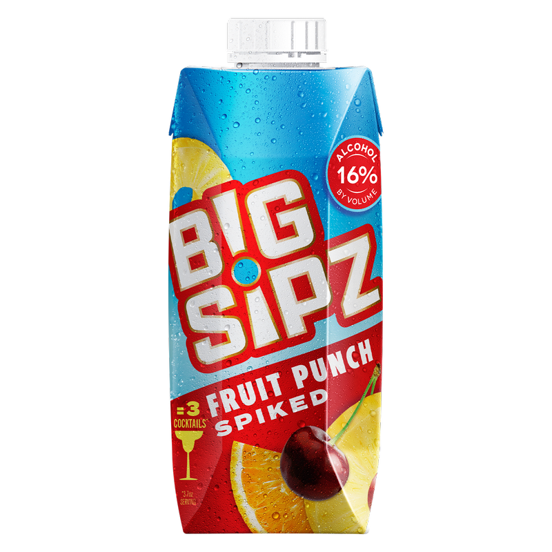 Big Sipz Fruit Punch Spiked 330ml 16% ABV