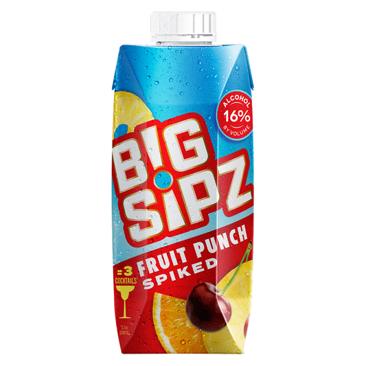 Big Sipz Fruit Punch Spiked 330ml 16% ABV