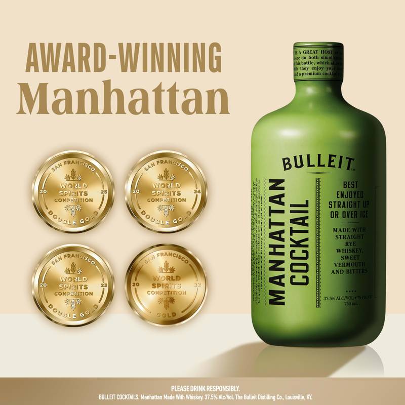 Bulleit Manhattan Cocktail 375ml