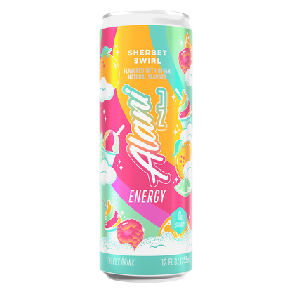 Alani Energy Sherbert Swirl 12oz Can