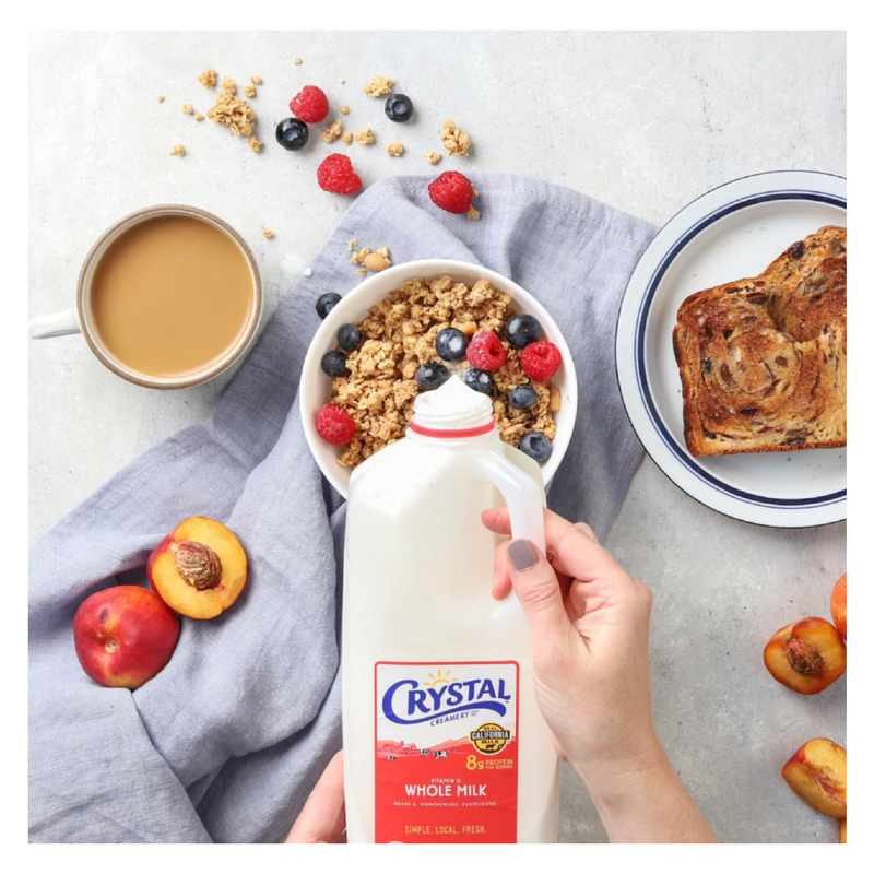 Crystal Whole Vitamin D Milk - 1/2 gallon
