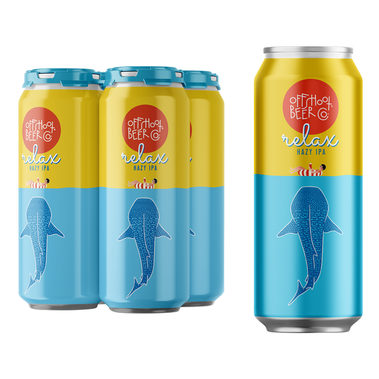Offshoot Relax Hazy IPA 4pk 16oz Can 6.8% ABV