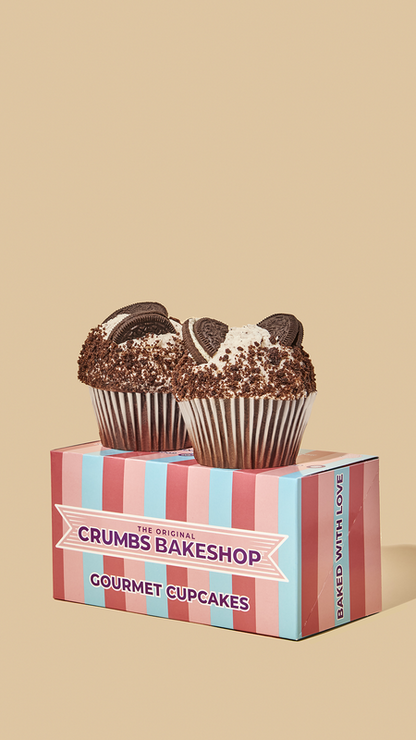 CRUMBS Signature Cookies & Cream Cupcakes 2 pack