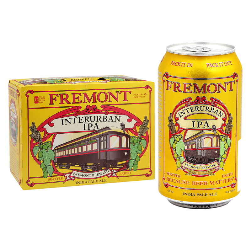 Fremont Brew Interurban IPA 12pk 12oz Can 6.2% ABV