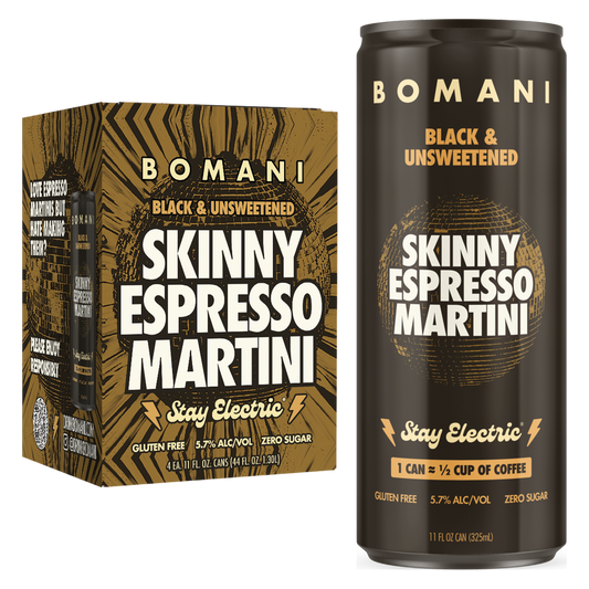 BOMANI Skinny Espresso Martini 4pk 12oz Can 5.7% ABV