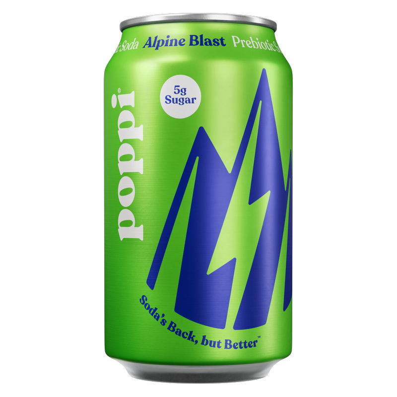 Poppi Prebiotic Soda Alpine Blast 12oz Can