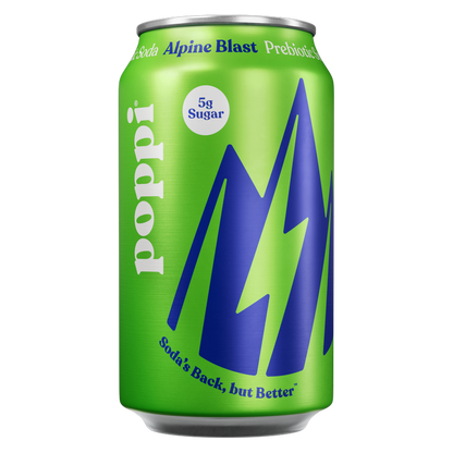 Poppi Prebiotic Soda Alpine Blast 12oz Can